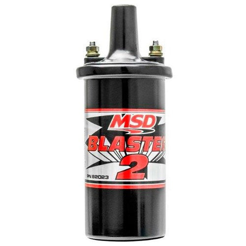 MSD - Blaster 2 Ignition Coil, Black Suit MSD 5, 6 & 7 Ignitions - MSD82023