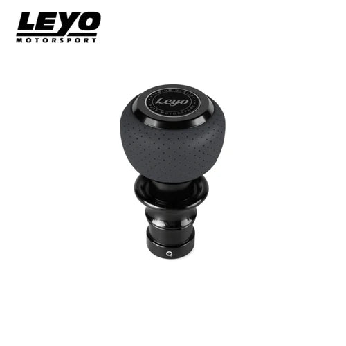 Leyo Motorsport - Leyo Navy Blue Nappa DSG Shift Knob (Blk Anodized)