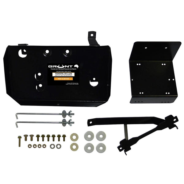 Grunt 4x4 - Dual battery tray for Toyota Hilux KUN26 petrol & diesel 2005-2015