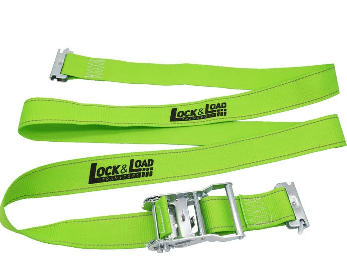 Lock And Load Transport - Wheel Tie Down Straps 2.5m Pair - RW48