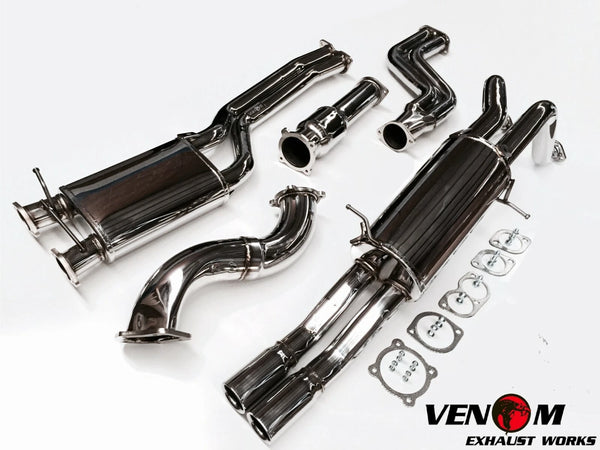 VENOM EXHAUST - FG FGX Turbo Back System Ute - Ford FG FGX XR6 XR6T F6 FPV