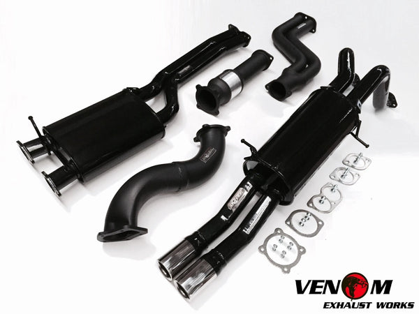 VENOM EXHAUST - BA BF Turbo Back System Ute - Ford XR6 XR6T F6 FPV Turbo Barra