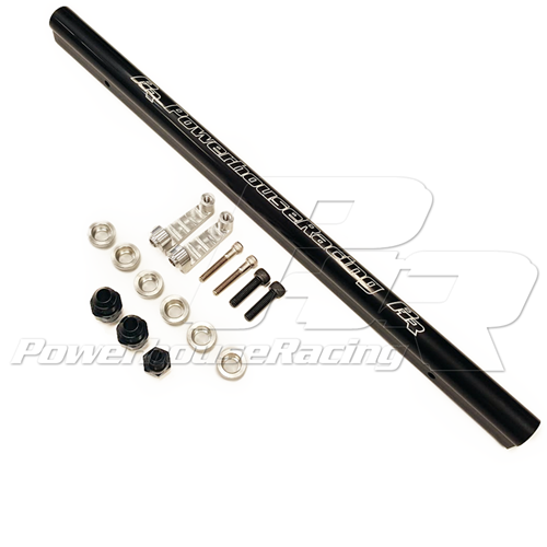 Power House Racing - Fuel Rail for 2JZGTE Turbo Fuel Rail Kit (Anodized Black) - PHR 01011205.TT