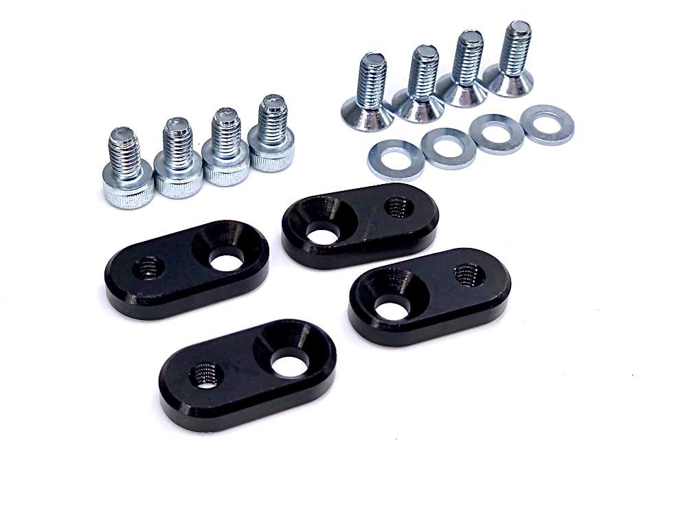 JDM To USDM License Plate Adapter Bracket Billet - Platinum Racing ...