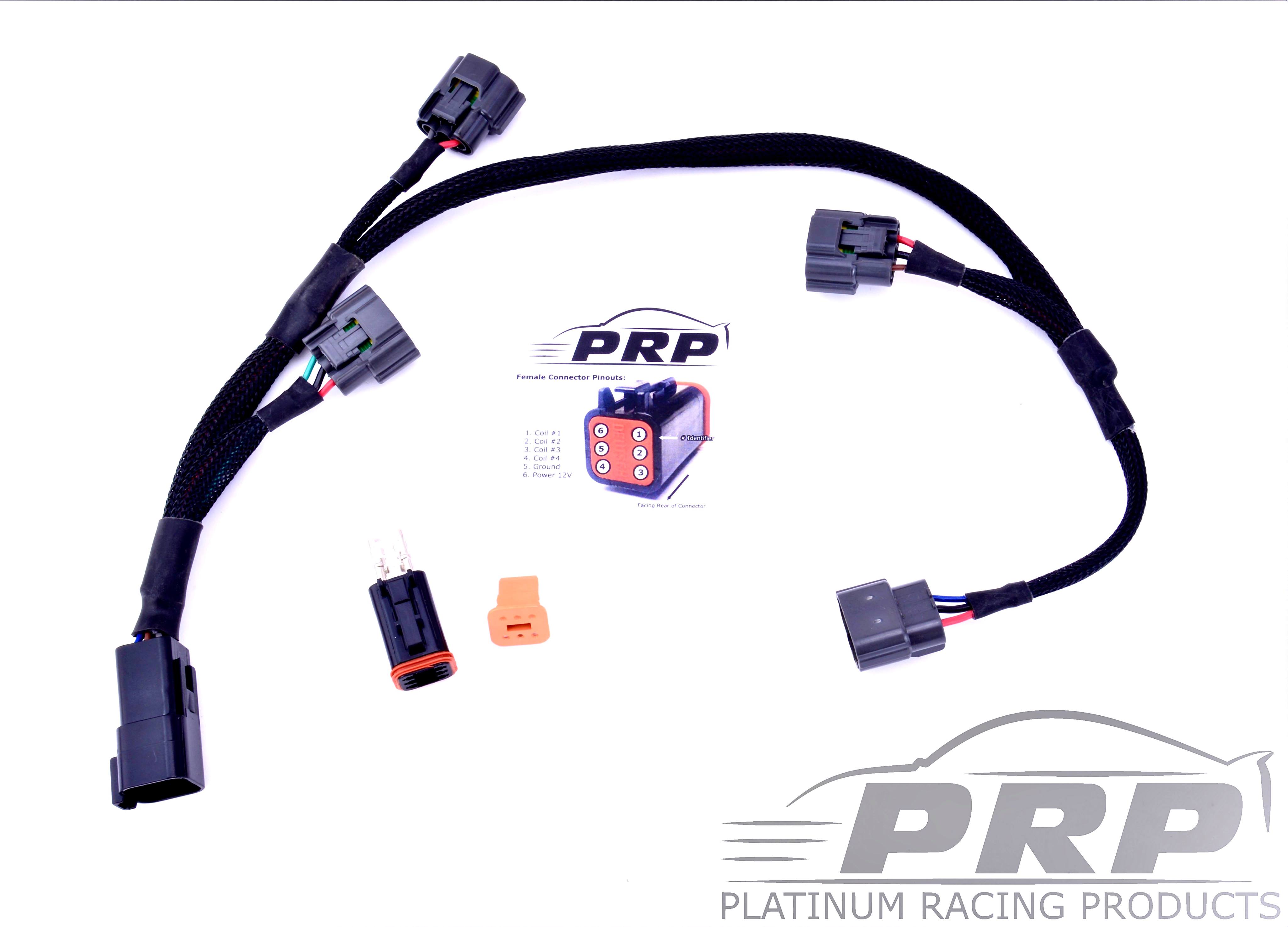 Custom Engine Coil Loop Platinum Racing Products - 4 Cylinder Universal Coil Loom – Tuners Edge
