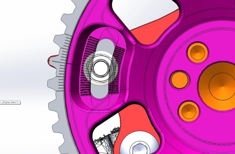 RB26 Twin Cam Timing Mark Backing Plate