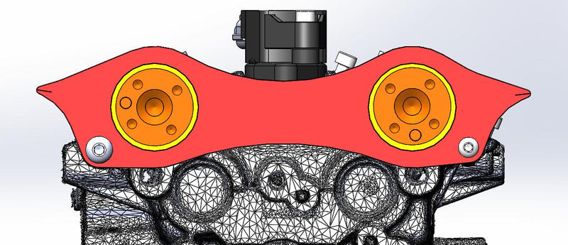 RB26 Twin Cam Timing Mark Backing Plate