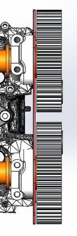 RB26 Twin Cam Timing Mark Backing Plate