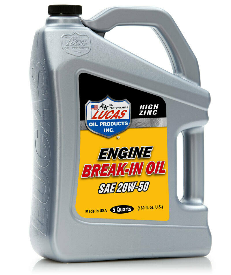 Lucas Racing Oil - SAE 20w-50 Break In Oil