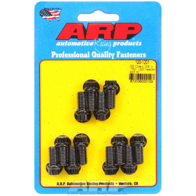 ARP Fasteners - Exhaust Header Bolt Kit, 12-Point Black Oxide fits SB Chev 3/8" Thread X .750" UHL (12 Pack)