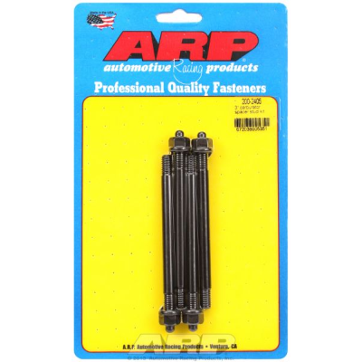 ARP Fasteners - Carburettor Stud Kit, Hex Nut Black Oxide fits Carburettor With 3" Spacer 5/16" Thread x 4.700" OAL (4-Piece)
