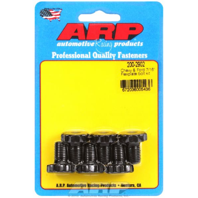 ARP Fasteners - Flexplate Bolt Kit, fits SB/BB Chev (With 2-Piece Main Seal), SB/BB Ford & Holden V8, 7/16" Thread x .680" UHL