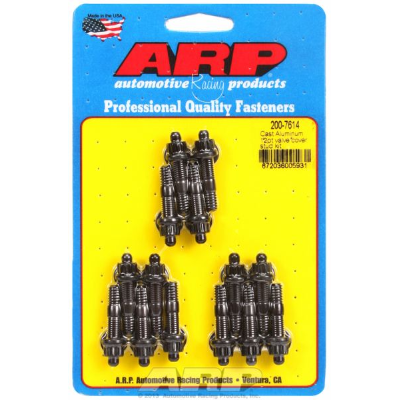 ARP Fasteners - Valve Cover Stud Kit, 12-Point Nut Black Oxide fits Aluminium Valve Covers 1/4-20 Thread x 1.500" OAL (14-Pack)