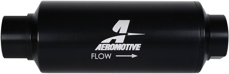 Aeromotive - In-Line Fuel Filter Black 40 Micron S/S Element With -12 ORB - ARO12343