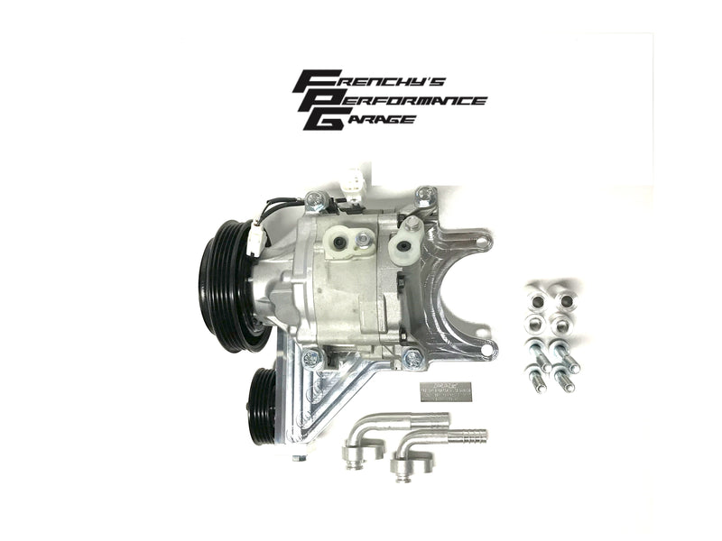 Frenchy's Performance Garage - Nissan RB R32 R33 R34 A/C Air Conditioning Compressor Replacement Upgrade R134A FPG-094 FPG-095