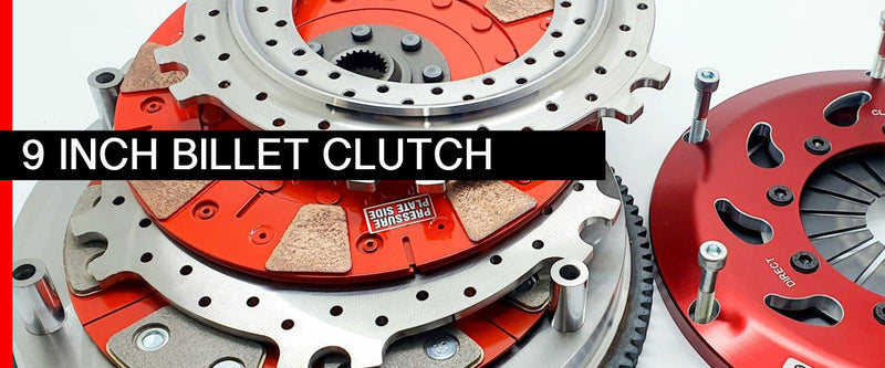 Direct Clutch - Billet 9″ – Twin 5 Button Ceramic Plate Clutch Kit