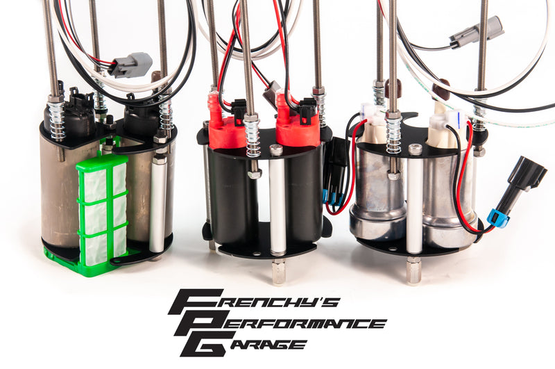 Frenchy's Performance Garage - S13 180SX R32GTST Twin Pump Hanger Kit Billet Hat -6 V3 FPG-090
