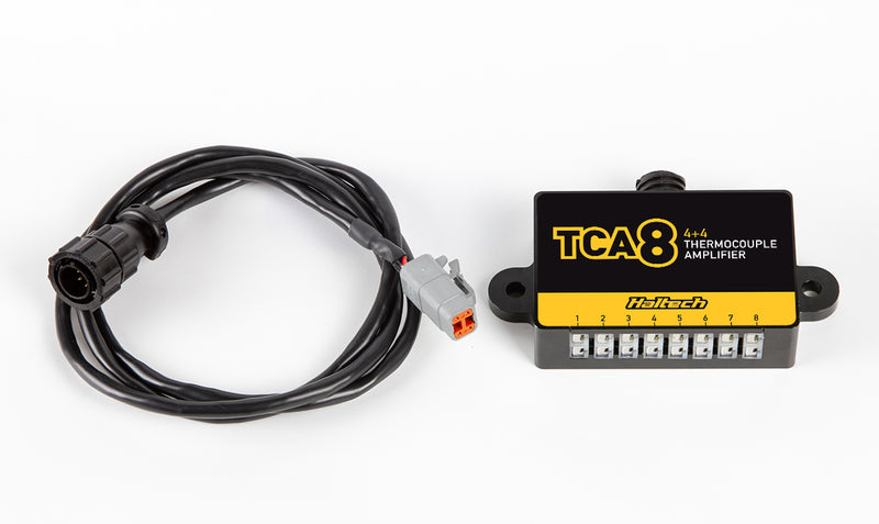 Haltech - TCA-8 (4+4) Eight Channel Thermocouple Amplifier Programmed as TCA-4A and TCA-4B