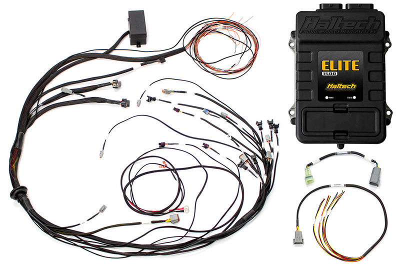 Haltech - Elite 1500 + Mazda 13B S4/5 CAS with Flying Lead Ignition Terminated Harness Kit