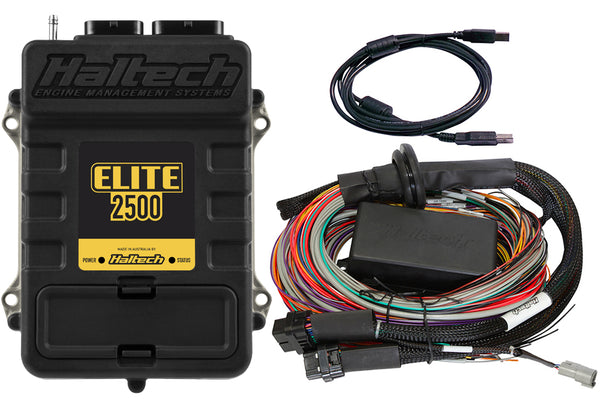Haltech - Elite 2500 + Premium Universal Wire-in Harness Kit Length: 2.5m (8')