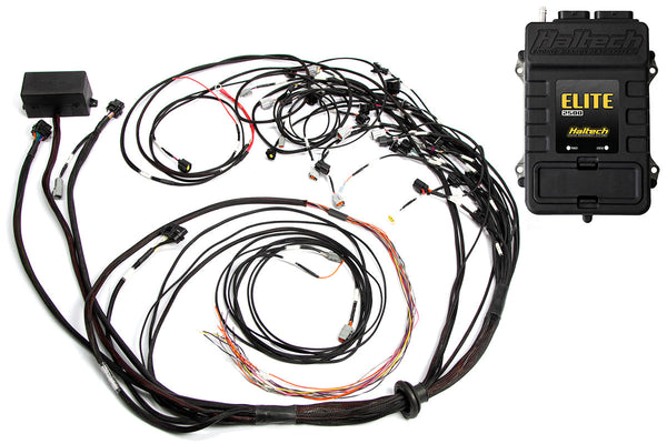 Haltech - Elite 2500 + Terminated Harness Kit For Ford Falcon FG Barra 4.0L I6 Injector Connector: Factory Bosch EV1