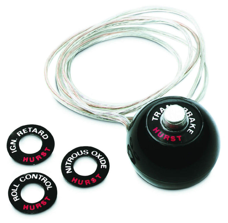 Hurst - Competition Shift Knob With 12 Volt Switch Use With Roll control, Trans Brake, Nitrous Or Ignition Retard, 7/16"-20 Thread Size - HU1630050