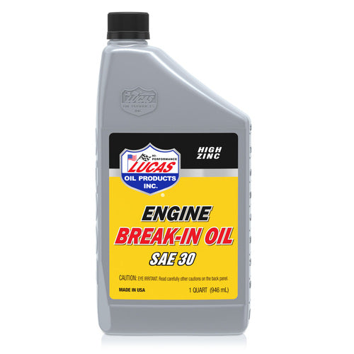 Lucas Racing Oil - SAE 30 Break-In Oil, 4.74 litre