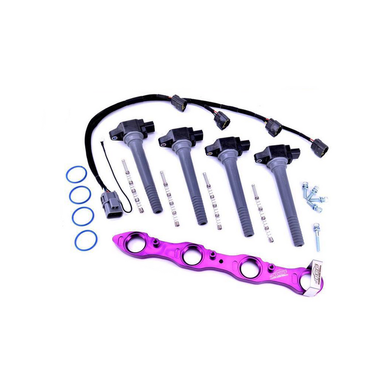 Platinum Racing Products - Nissan SR20 Coil Kit for S13 & Series 1 S14 & 180SX, Big Hole Rocker Cover