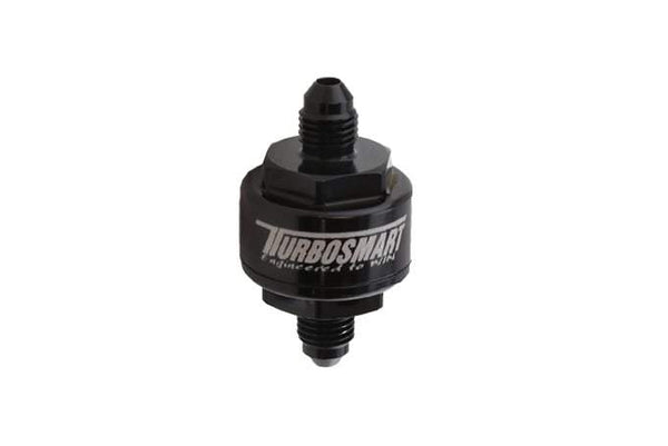 Turbosmart - Billet Turbo Oil Feed Filter 44um -4AN Black