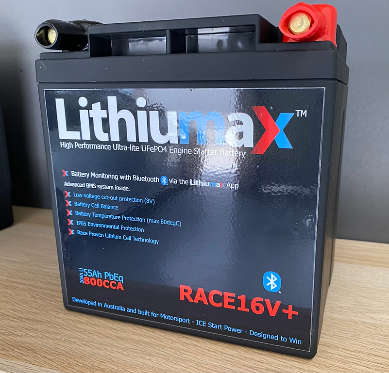 Lithiumax - 16-VOLT LIFEPO4 RACING BATTERY 800CCA 20AH – Tuners Edge
