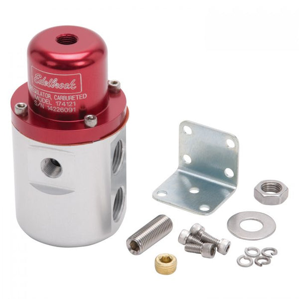 SALE!!! - SX Performance - Carbureted Adjustable Non Bypass Fuel Pressure Regulator (160 GPH) in Red Finish