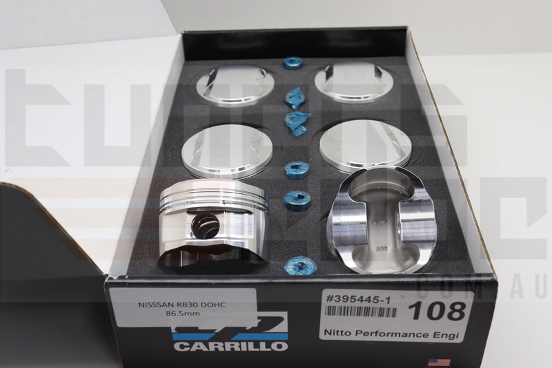 Nitto Performance Engingeering - CP RB30 DOHC Standard Stroke Pistons - 86.5MM (+.020") +12cc DOME  Pistions