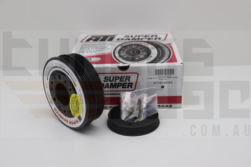 ATI Super Damper SFI Approved Nissan SR20DET RWD, 4 & 5 Groove With P/S Pulley 11% U/D